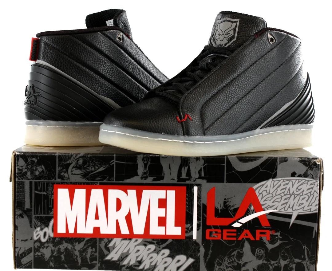 LA Gear Marvel Black Panther Vibranium Mid Athletic Shoes Mens 6 LA Gear Marvel Black Panther Vibranium Mid Athletic Shoes Mens