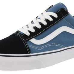 Vans Mens Walking Skate Shoes Vulcanized Rubber Sole Old Skool 142 Vans Mens Walking Skate Shoes Vulcanized Rubber Sole Old Skool