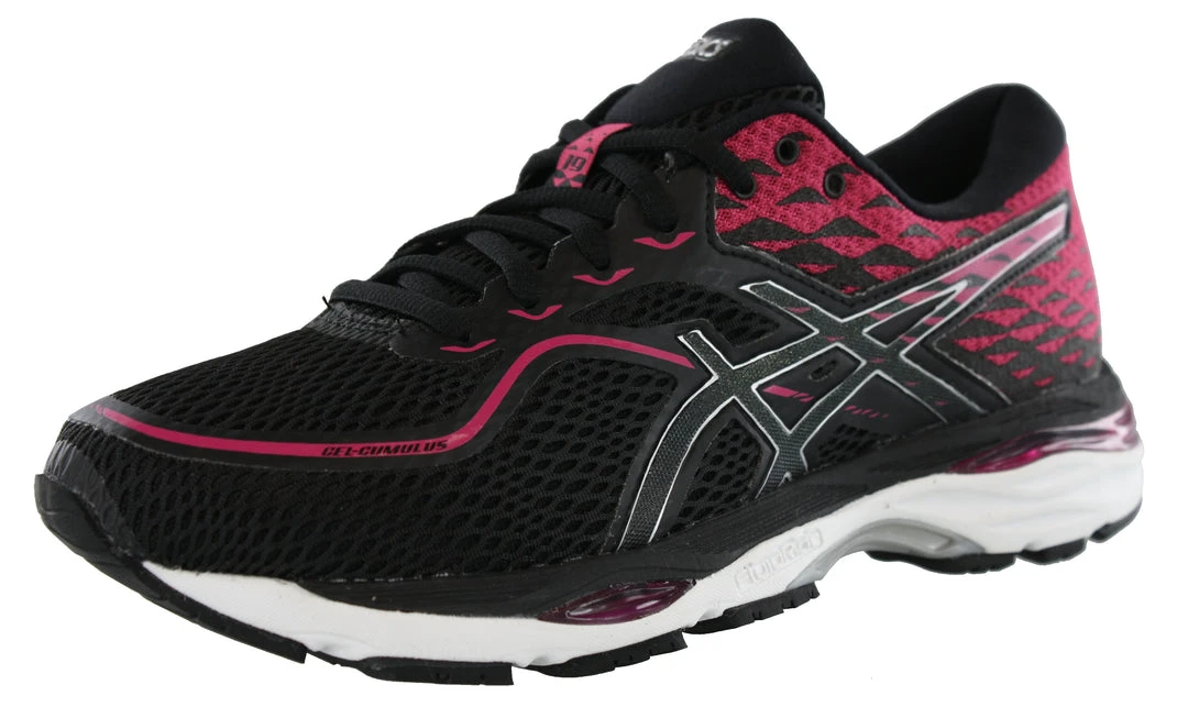 ASICS Women Walking Trail Cushioned Running Sneakers Cumulus 19 ASICS Women Walking Trail Cushioned Running Sneakers Cumulus 19