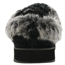 Skechers Women Wide Width Furry Cozy Open Back Slippers Ice Angel 22 Skechers Women Wide Width Furry Cozy Open Back Slippers Ice Angel