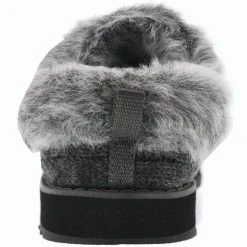 Skechers Women Wide Width Furry Cozy Open Back Slippers Ice Angel 27 Skechers Women Wide Width Furry Cozy Open Back Slippers Ice Angel