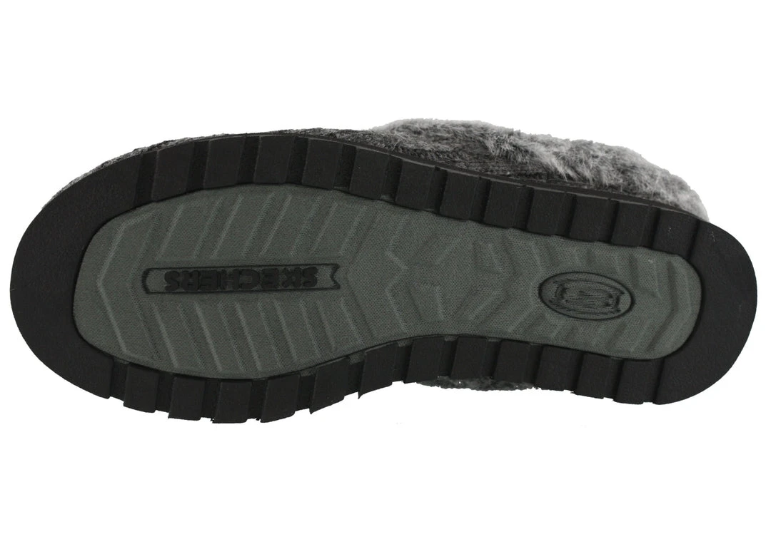 Skechers Women Wide Width Furry Cozy Open Back Slippers Ice Angel 11 Skechers Women Wide Width Furry Cozy Open Back Slippers Ice Angel