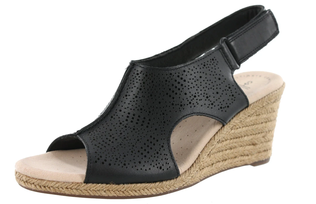 Clarks Of England Clarks Women Adjustable Strap Lightweight Wedge Lafley Rosen 1 Clarks Of England Clarks Women Adjustable Strap Lightweight Wedge Lafley Rosen
