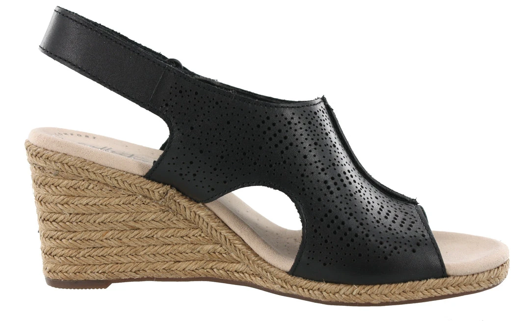 Clarks Of England Clarks Women Adjustable Strap Lightweight Wedge Lafley Rosen 2 Clarks Of England Clarks Women Adjustable Strap Lightweight Wedge Lafley Rosen