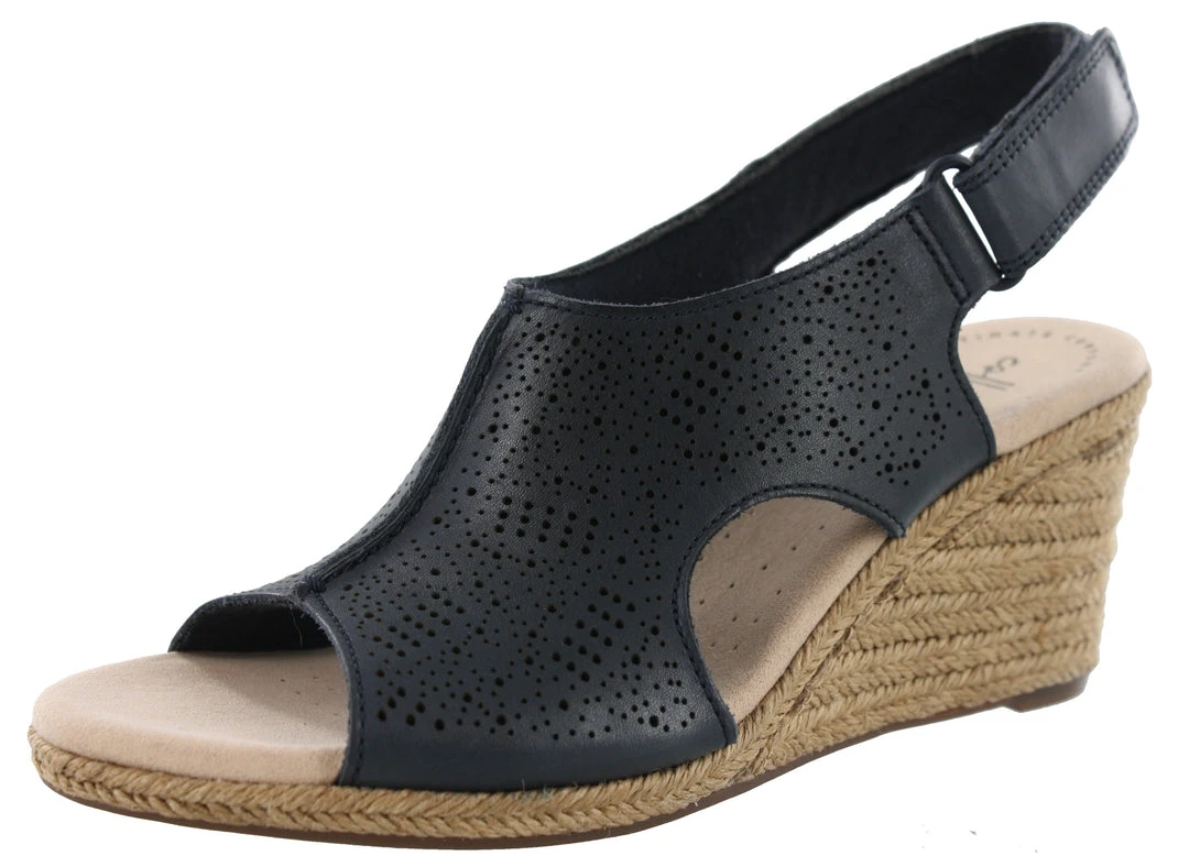 Clarks Of England Clarks Women Adjustable Strap Lightweight Wedge Lafley Rosen 12 Clarks Of England Clarks Women Adjustable Strap Lightweight Wedge Lafley Rosen