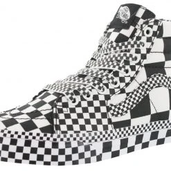 Vans Mens Hi Top Walking Skate Shoes Vulcanized Rubber Sole Sk8-Hi