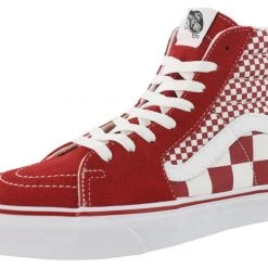 Vans Mens Hi Top Walking Skate Shoes Vulcanized Rubber Sole Sk8-Hi