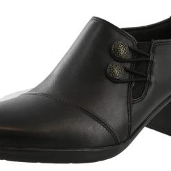 Clarks Of England Clarks Women's Emslie Warren Booties Block Heel 11 Clarks Of England Clarks Women's Emslie Warren Booties Block Heel