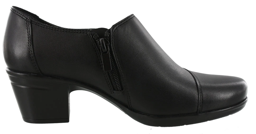 Clarks Of England Clarks Women's Emslie Warren Booties Block Heel 2 Clarks Of England Clarks Women's Emslie Warren Booties Block Heel