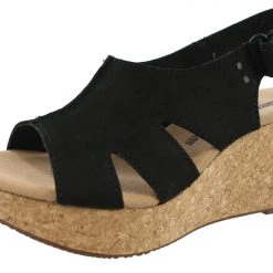 Clarks Of England Clarks Women's Adjustable Strap Wedge Sandals Annadel Bari