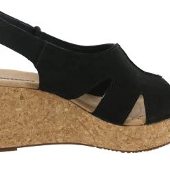 Clarks Of England Clarks Women's Adjustable Strap Wedge Sandals Annadel Bari