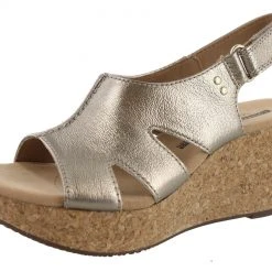 Clarks Of England Clarks Women's Adjustable Strap Wedge Sandals Annadel Bari
