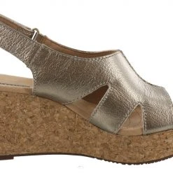 Clarks Of England Clarks Women's Adjustable Strap Wedge Sandals Annadel Bari