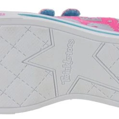 Skechers Twinkle Toes Girls Three Straps Light Up Shoes Sparkleland