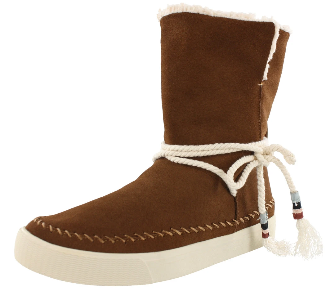 Toms Women Pull On Cozy Ankle Boots Vista 1 Toms Women Pull On Cozy Ankle Boots Vista