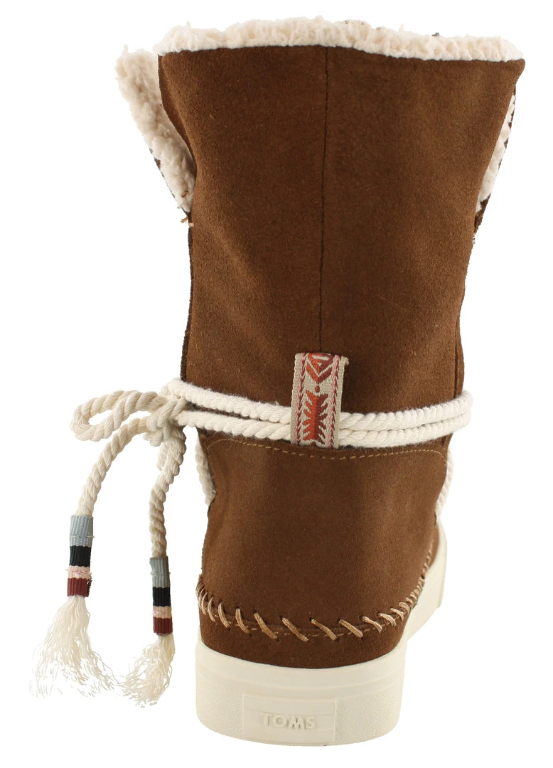 Toms Women Pull On Cozy Ankle Boots Vista 4 Toms Women Pull On Cozy Ankle Boots Vista