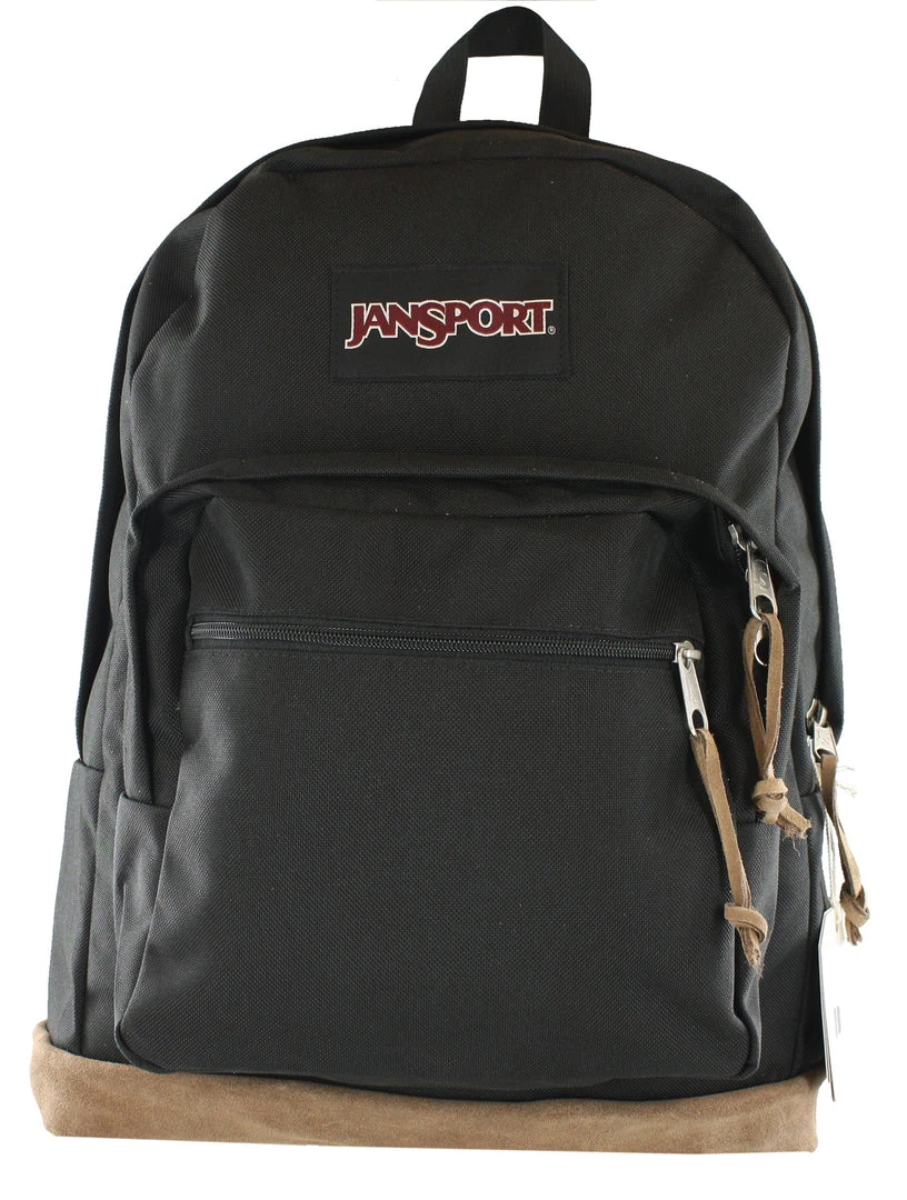Jansport Right Pack Suede Leather Bottom Backpack Jansport Right Pack Suede Leather Bottom Backpack