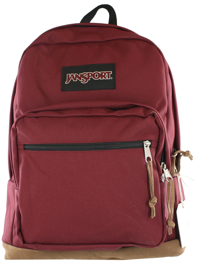 Jansport Right Pack Suede Leather Bottom Backpack Jansport Right Pack Suede Leather Bottom Backpack