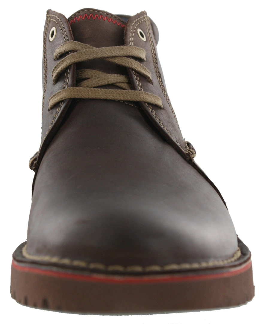 Clarks Of England Clarks Men's Cushion Soft Padding Vargo Mid Ankle Boots Clarks Of England Clarks Men's Cushion Soft Padding Vargo Mid Ankle Boots