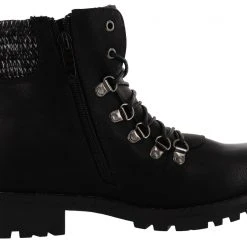 Patrizia Clarris Chunky Heel Combat Boots Women
