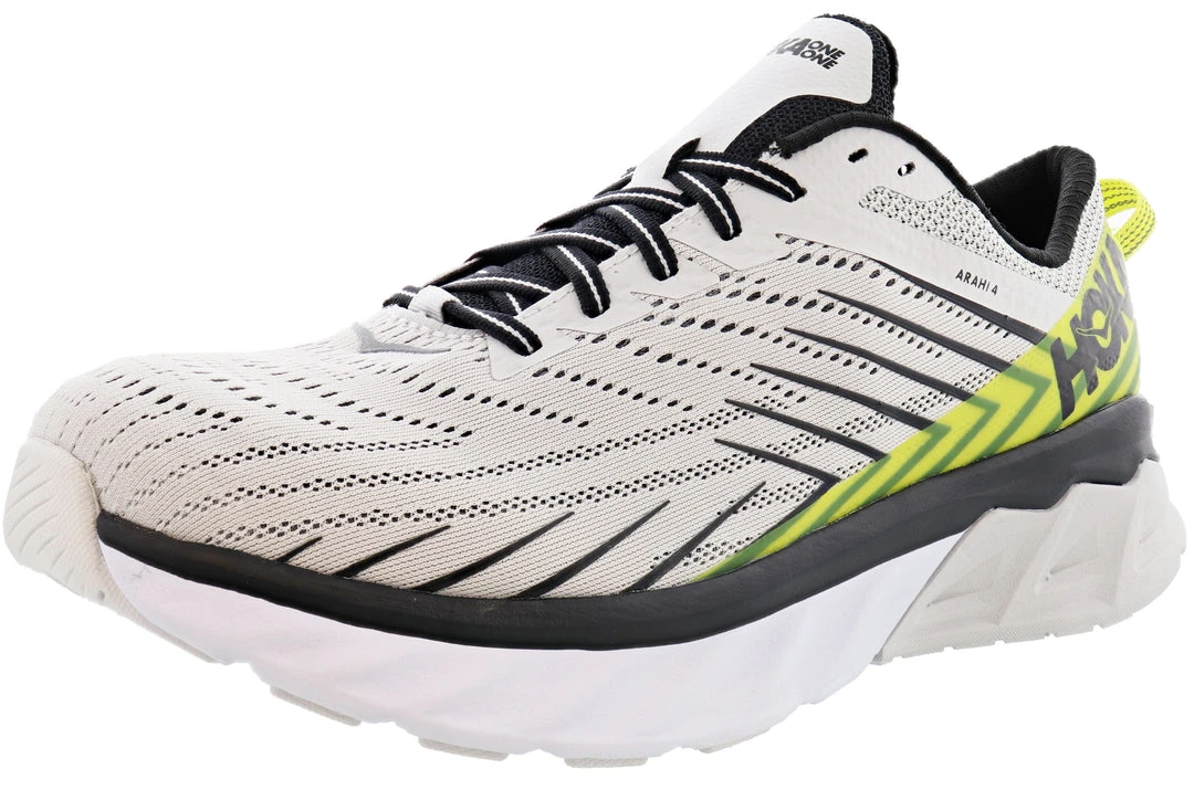 Hoka One One Hoka Arahi 4 Wide EE Men's Cushioned Running Shoes For Bad Knees 7 Hoka One One Hoka Arahi 4 Wide EE Men's Cushioned Running Shoes For Bad Knees