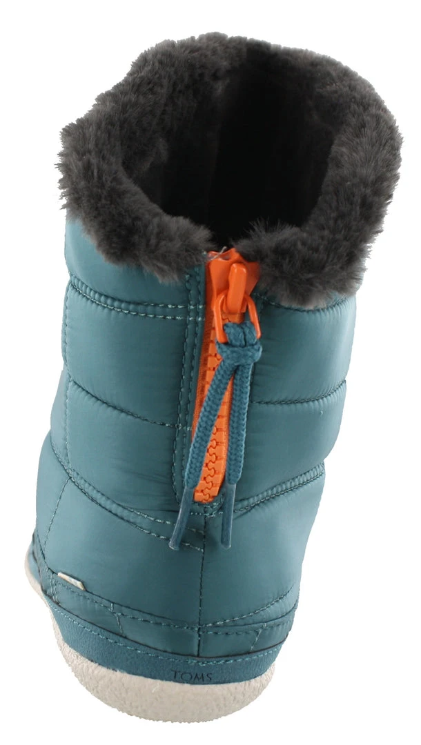 Toms Inez Women Back Zipper Cozy Ankle Booties 9 Toms Inez Women Back Zipper Cozy Ankle Booties