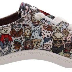 Skechers Women Bobs Beach Bingo Rock Band Memory Foam Walking Shoes